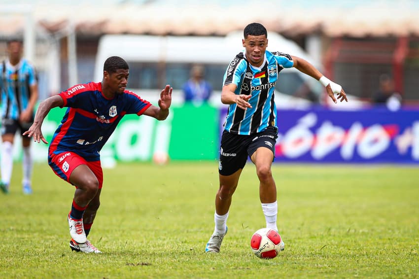 Grêmio e Marcílio Dias se enfrentaram pela segunda fase da Copinha (Foto: Angelo Pieretti/Grêmio FBPA)