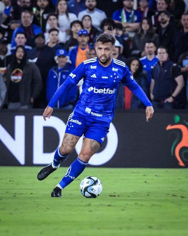 Meia Matheus Henrique, do Cruzeiro, em jogo contra o São Paulo, em Orlando (Foto: Gustavo Aleixo/Cruzeiro)