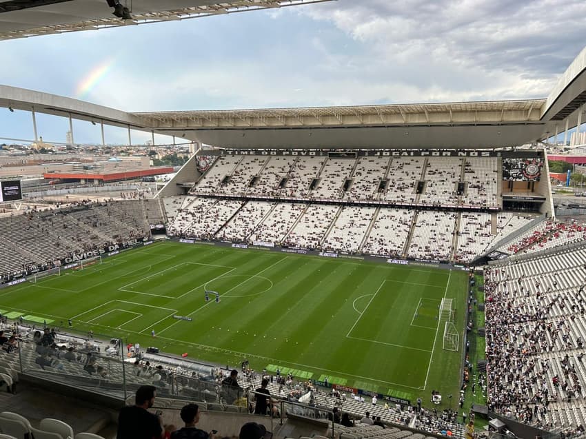 Arena NeoQuimica antes de Corinthians x Velo Clube (foto: Ulisses Lopresti/Lance!)