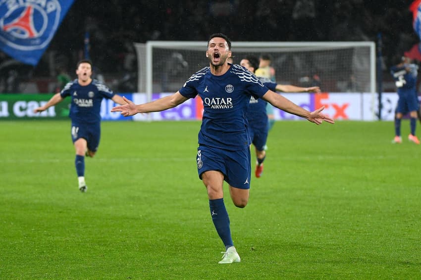 Paris, France. 22nd Jan, 2025. Goncalo Ramos during the UEFA Champions League football match between Paris Saint-Germain and Manchester City FC at the Parc des Princes Stadium in Paris, France on January 22, 2025. Photo by Lionel Urman/ABACAPRESS.COM Cred