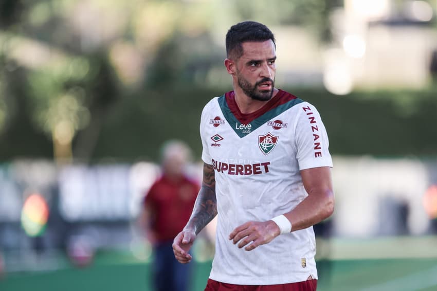 Renato Augusto em sua estreia pelo Fluminense em 2025 contra o Madureira