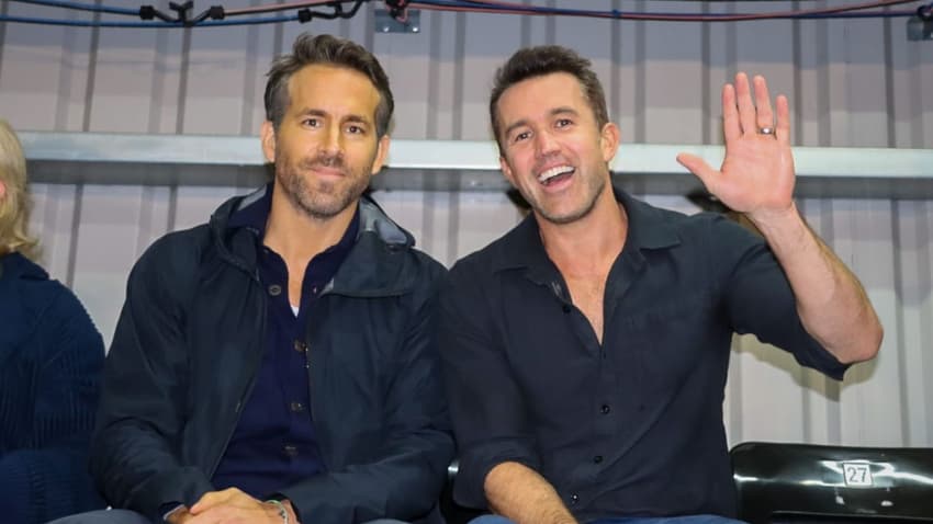 Ryan Reynolds e Rob McElhenney, donos do Wrexham