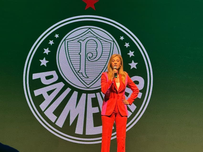 Leila Pereira, presidente do Palmeiras