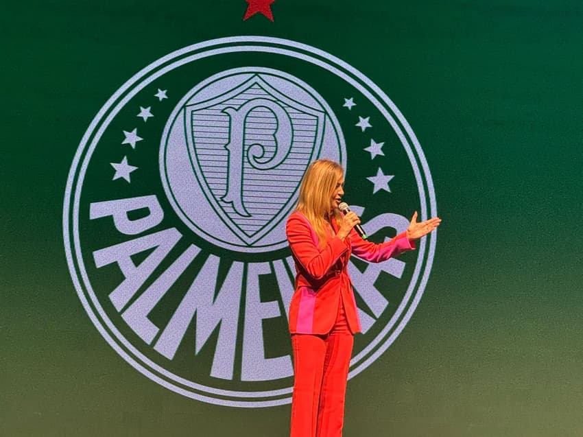 Leila Pereira, presidente do Palmeiras