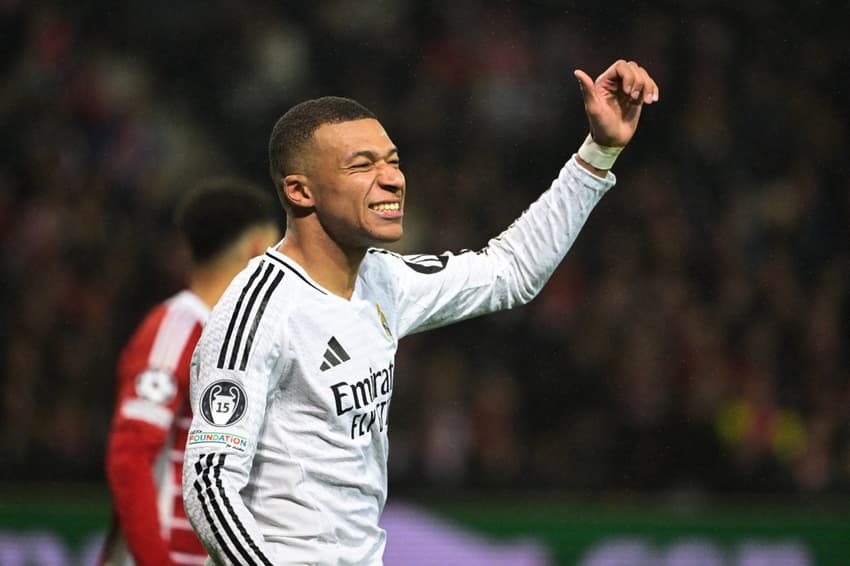 Mbappé, do Real Madrid (Foto: Damien Meyer/AFP)