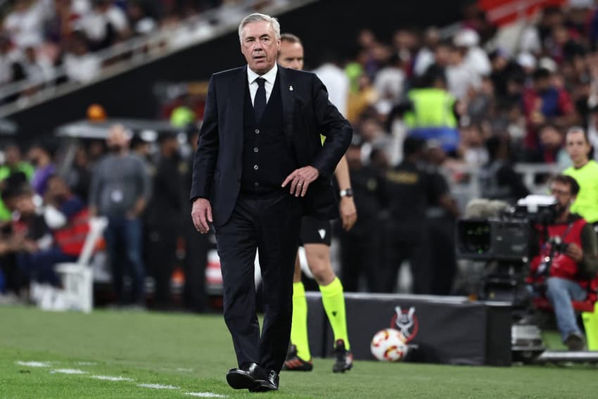 Carlo Ancelotti, treinador do Real Madrid (Foto: Fadel Senna/AFP)