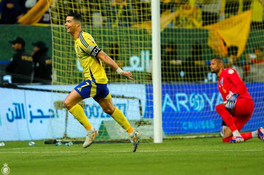 Cristiano Ronaldo comemora gol pelo Al-Nassr (Foto: Reprodução/Al-Nassr)