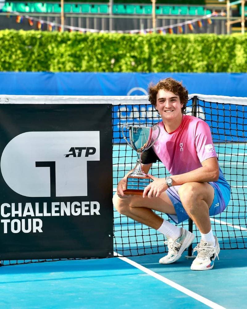 João Fonseca campeão em Camberra (foto: redes sociais de João Fonseca)