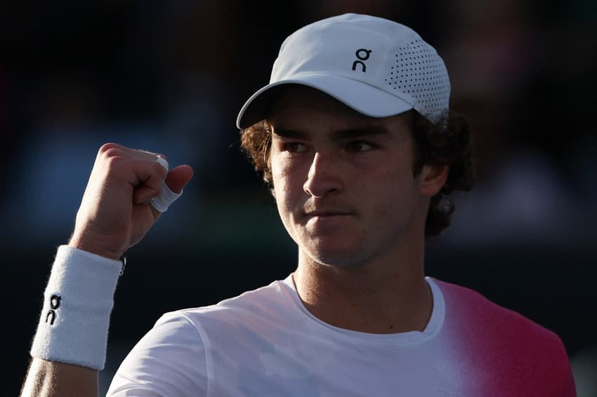 João Fonseca, durante o Australian Open.