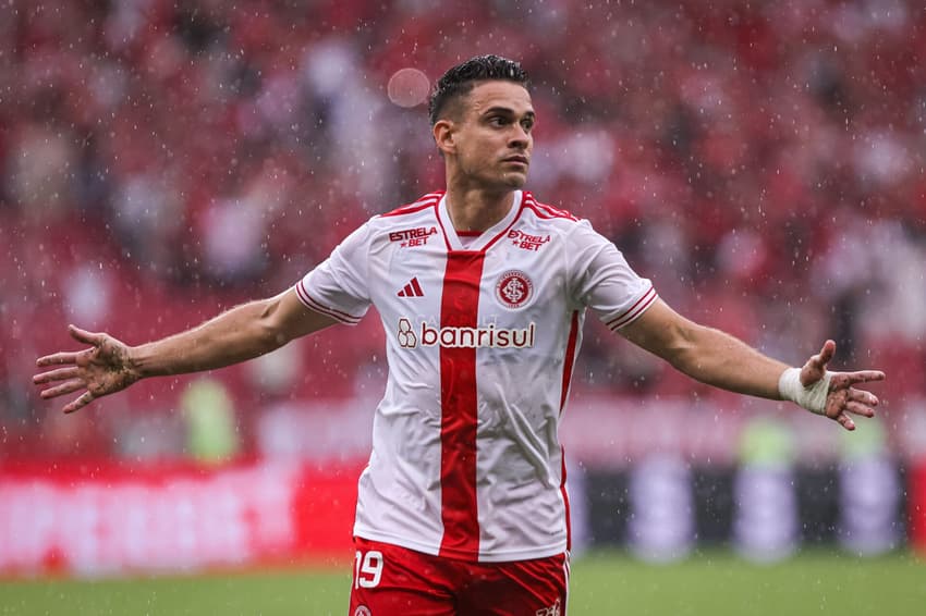 Jogos de hoje: Internacional, de Borre, entra em campo pelo Campeonato Gaúcho 2025 (Foto: Maxi Franzoi/AGIF)