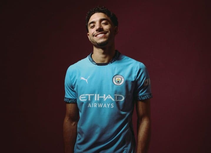 Omar Marmoush é anunciado pelo Manchester City (Foto: Reprodução/X)