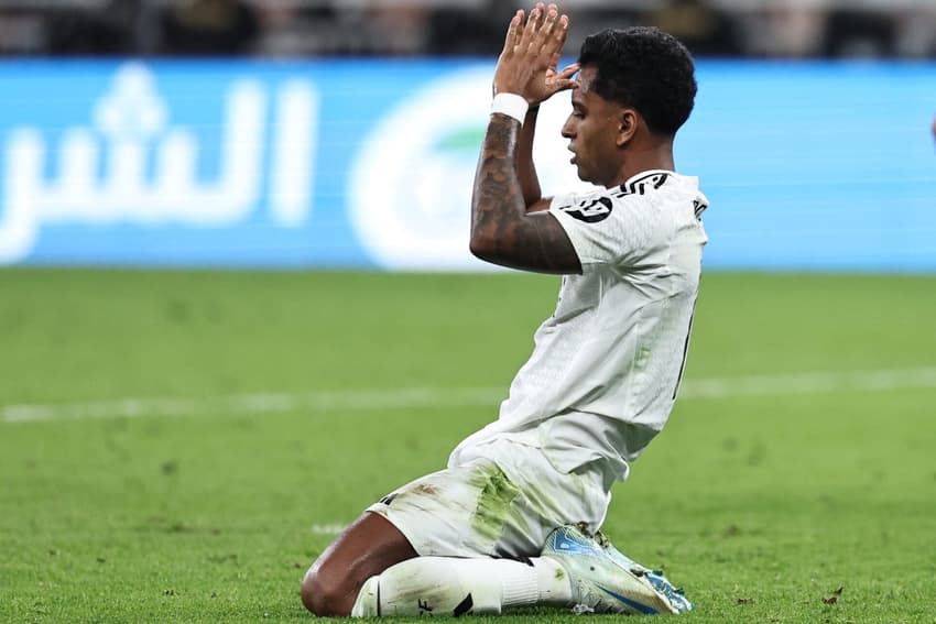 Rodrygo em ação pelo Real Madrid (Foto: Fadel Senna/AFP)