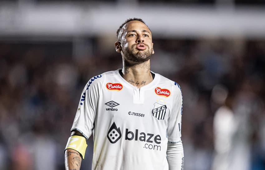 Neymar reestreia pelo Santos contra o Botafogo-SP, pelo Paulistão