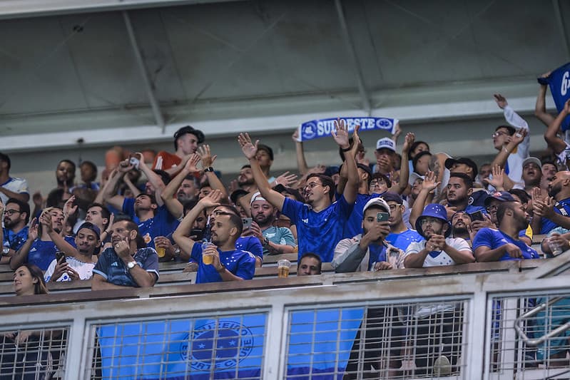 Torcida do Cruzeiro no Independência (Foto: Gustavo 