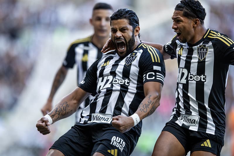 Atacantes Hulk e Rony, do Atlético-MG (Foto: Pedro Souza/Atlético)