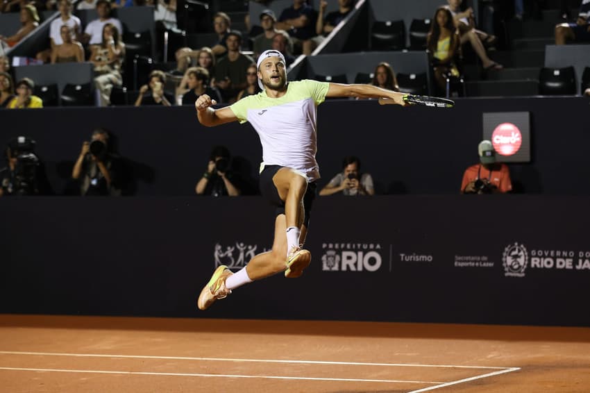 Alexandre Muller disputa final do Rio Open (Foto: Fotojump)