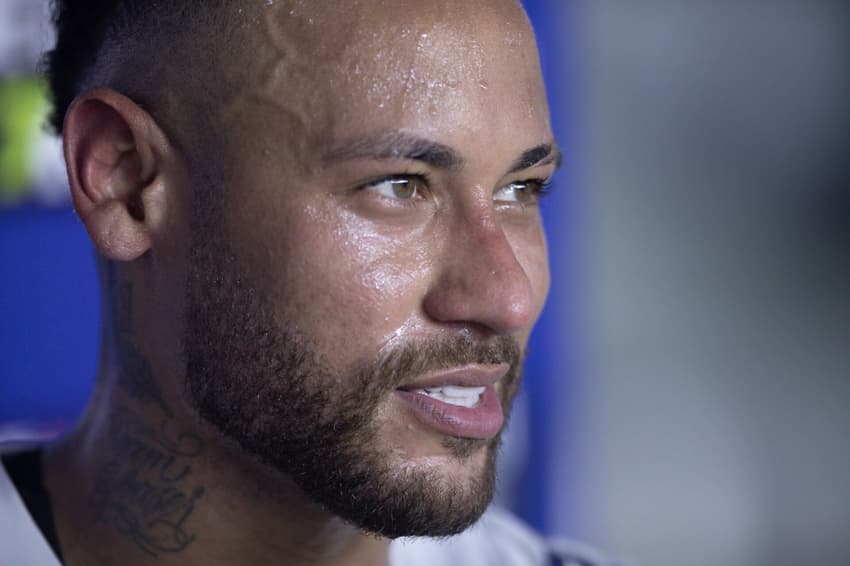 Neymar voltou a marcar depois de 13 anos pelo Santos (Foto: Reinaldo Campos/AGIF)