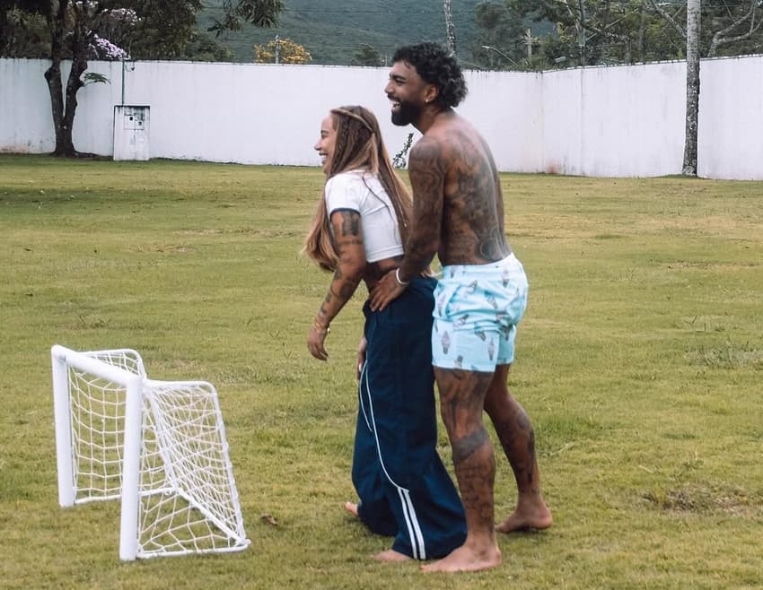 Gabigol e Rafaella