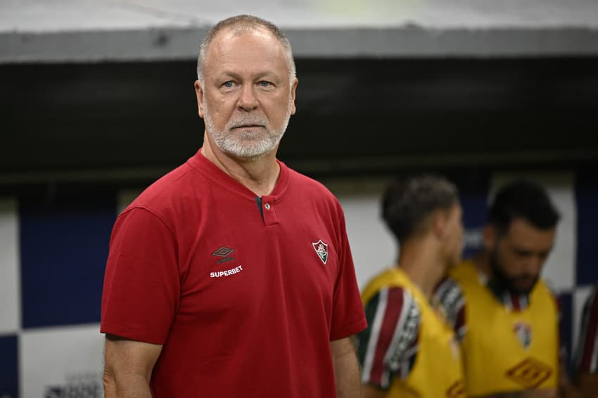 Mano Menezes durante jogo entre Fluminense e Vasco, pelo Campeonato Carioca