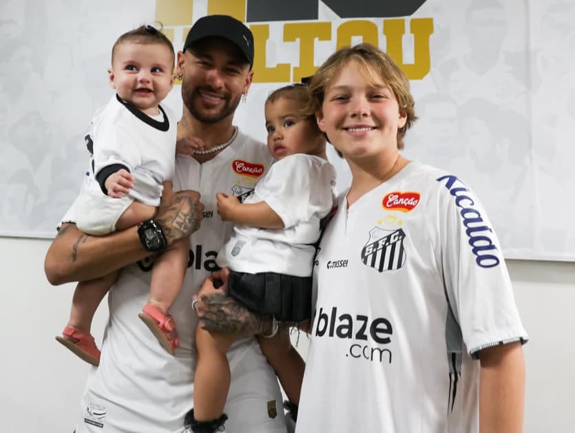 Neymar e Filhos