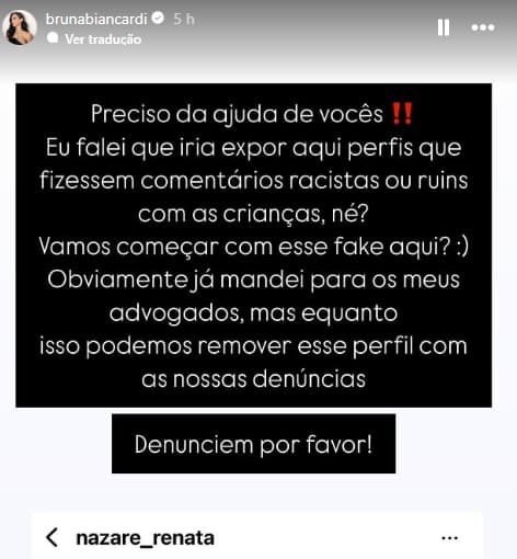 Publicação de Bruna Biancardi