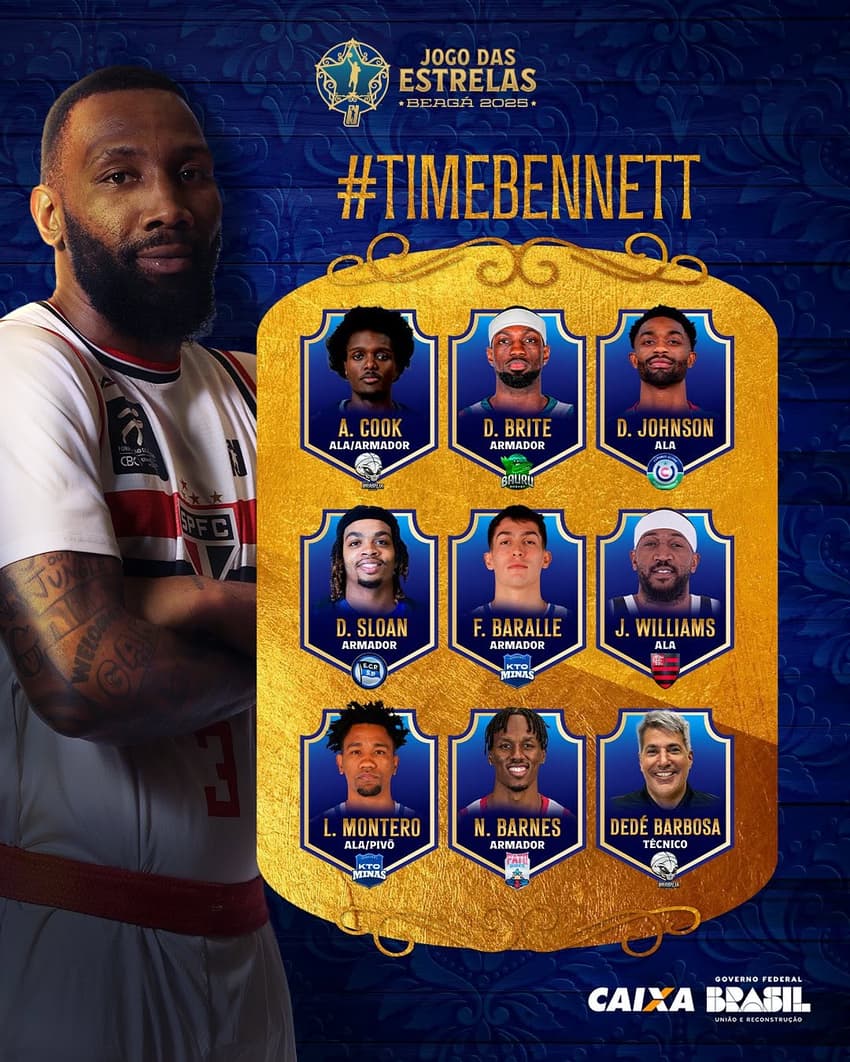 Time Bennett - Jogo das Estrelas 2025 - NBB