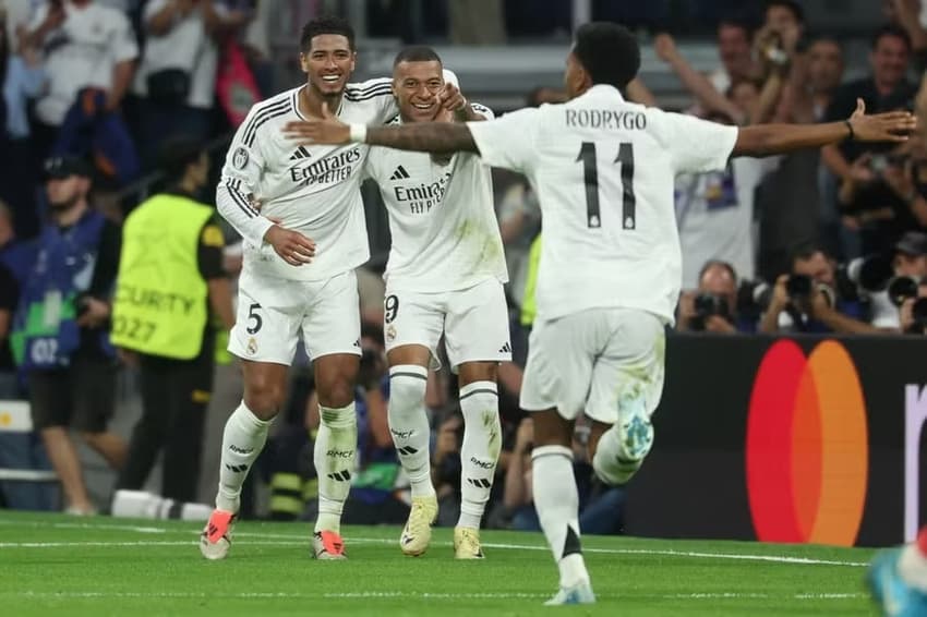 Bellingham, Rodrygo e Mbappé - Real Madrid