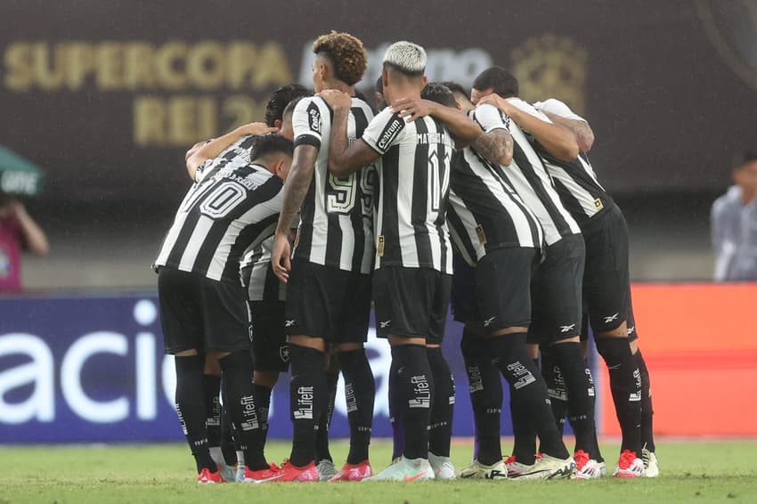 Botafogo contra o Flamengo na decisão da Supercopa (Foto: Vitor Silva/ Botafogo)