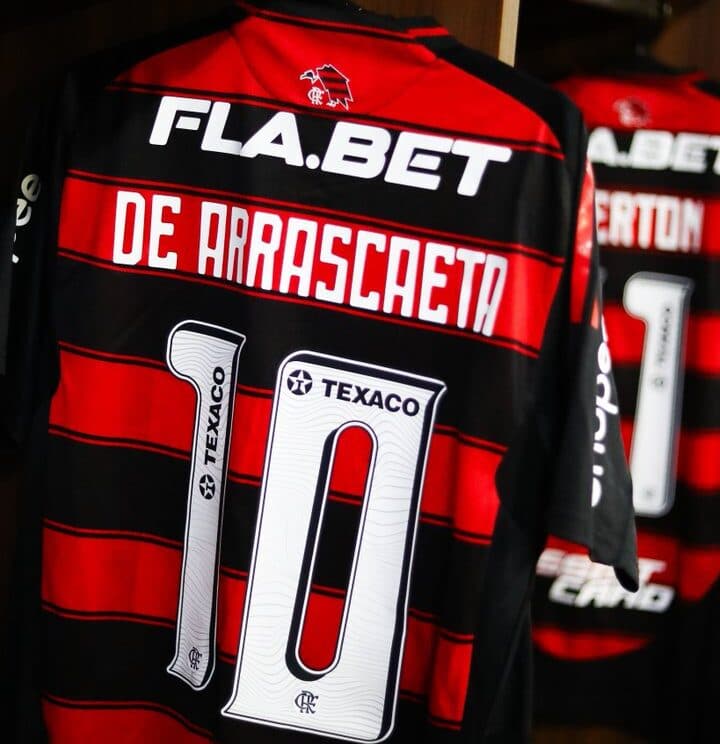 camisa arrascaeta flamengo