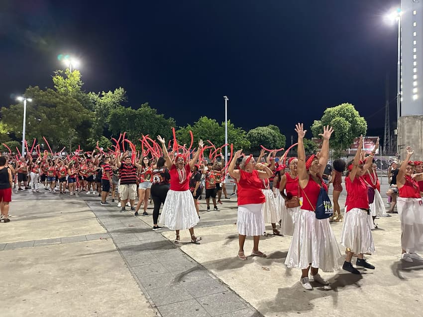 ensaio Fla Manguaça