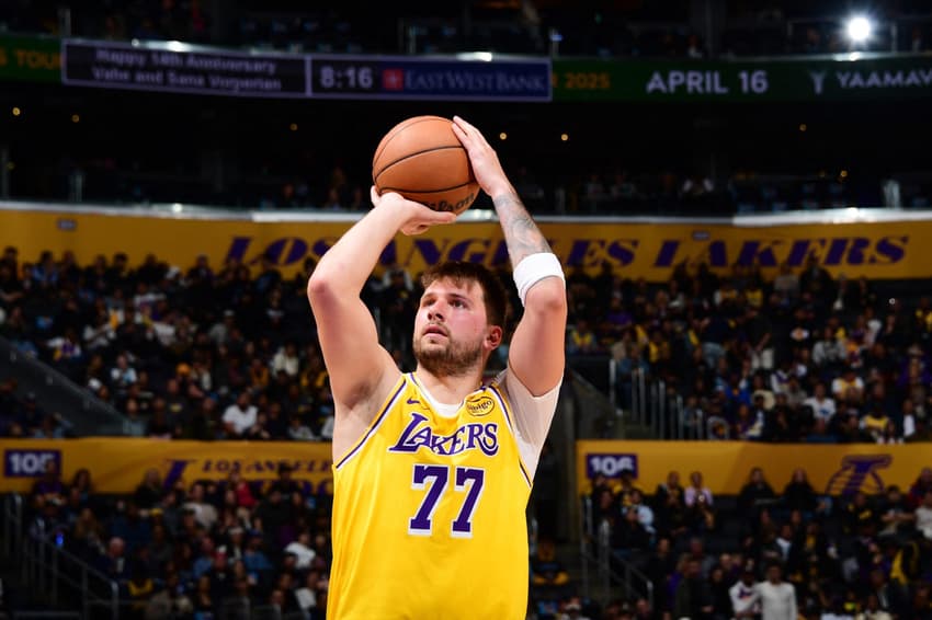 Charlotte Hornets v Los Angeles Lakers - Luka Doncic