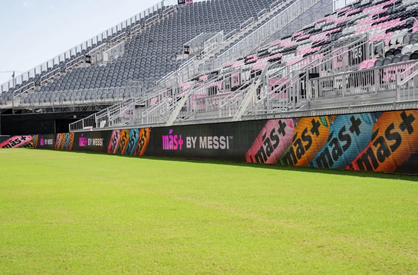 A marca de bebidas Más+, que pertence e Messi, é a nova patrocinadora do Inter Miami