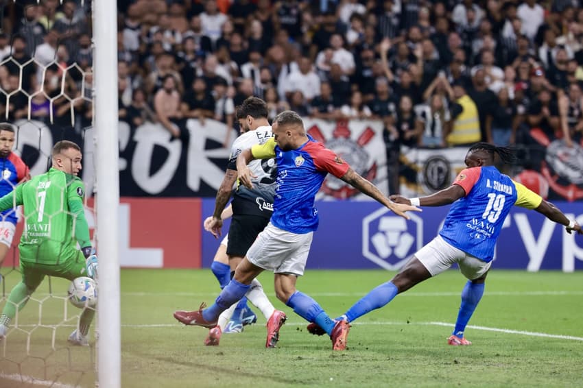 Yuri Alberto, do Corinthians, durante partida contra o Universidad Central em Itaquera pela Libertadores