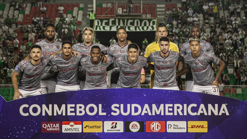 Time do Fluminense na Sul-Americana de 2022.