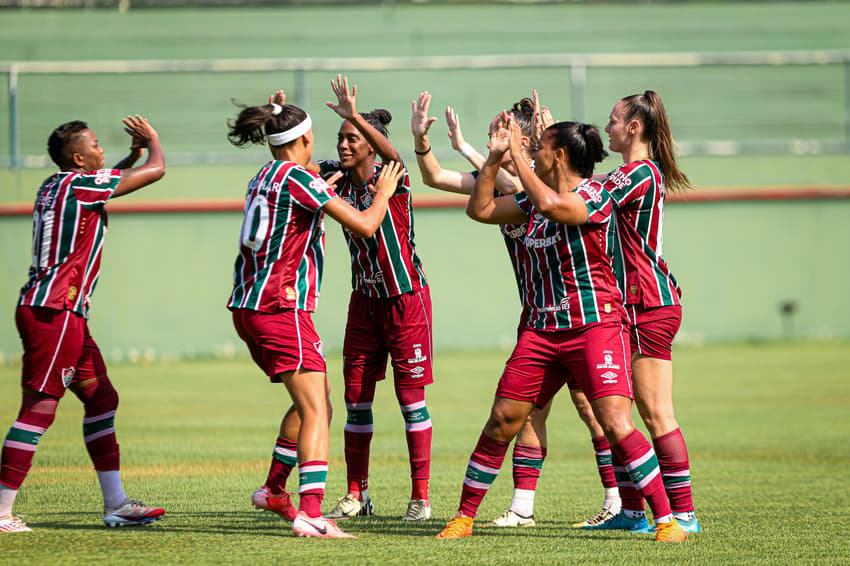 Gislaine atinge marca histórica pelo futebol feminino do Fluminense. (Foto: Marina Garcia/FFC)