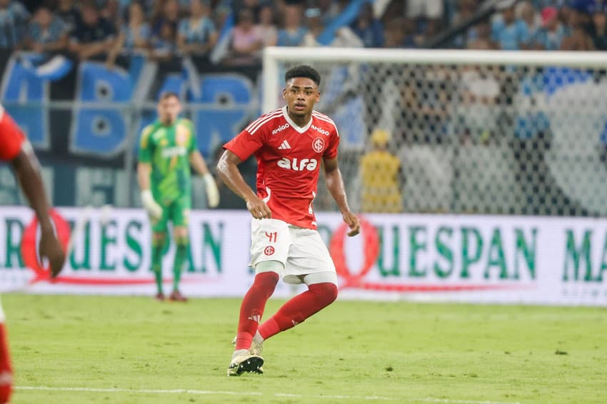 Grêmio x Internacional - Victor Gabriel é titular desde o começo da temporada. Foto: Divulgação/Ricardo Duarte SC Internacional