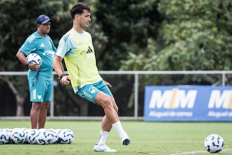 Atacante Dinenno do Cruzeiro (Foto: Gustavo Aleixo/Cruzeiro)