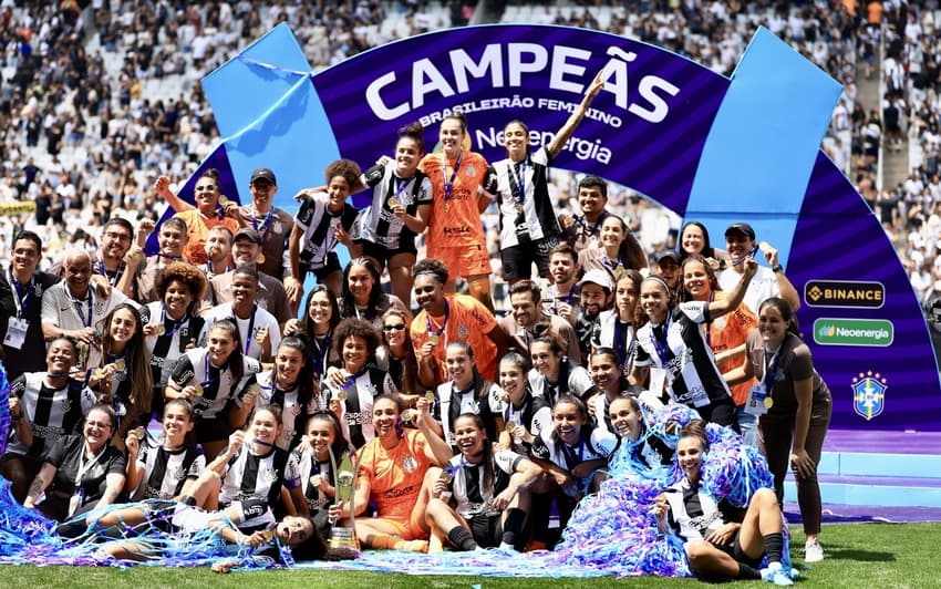 O Corinthians é o atual campeão Brasileiro feminino. (Foto: Marcello Zambrana/AGIF)