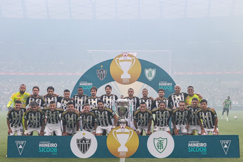 Atlético-MG campeão mineiro de 2025 (Foto: Gilson Lobo/AGIF)