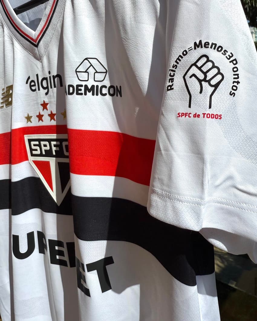 Camisa do São Paulo com campanha