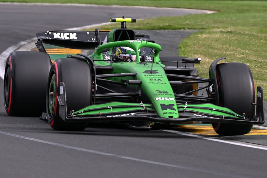 Gabriel Bortoleto no treino classificatório GP da Austrália. (foto: WILLIAM WEST / AFP)