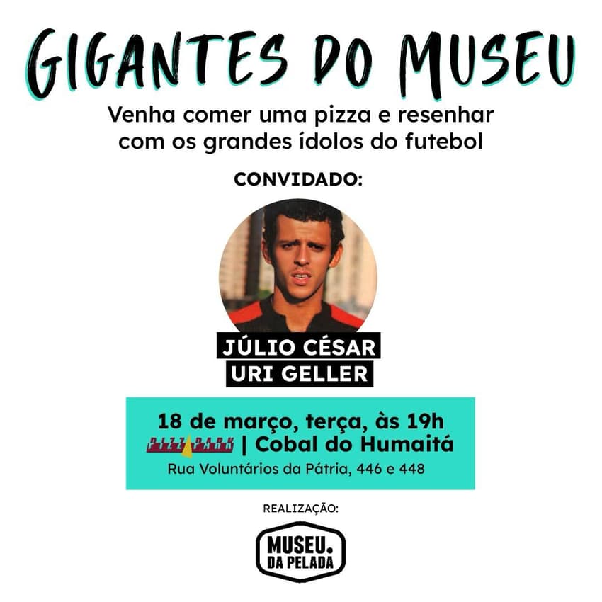 Gigantes do Museu Júlio César Uri Geller