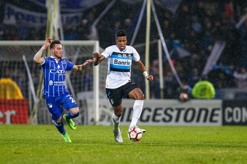 Godoy Cruz e Grêmio se enfrentaram nas oitavas de final da Libertadores de 2017. (Foto: Lucas Uebel/Grêmio FBPA)