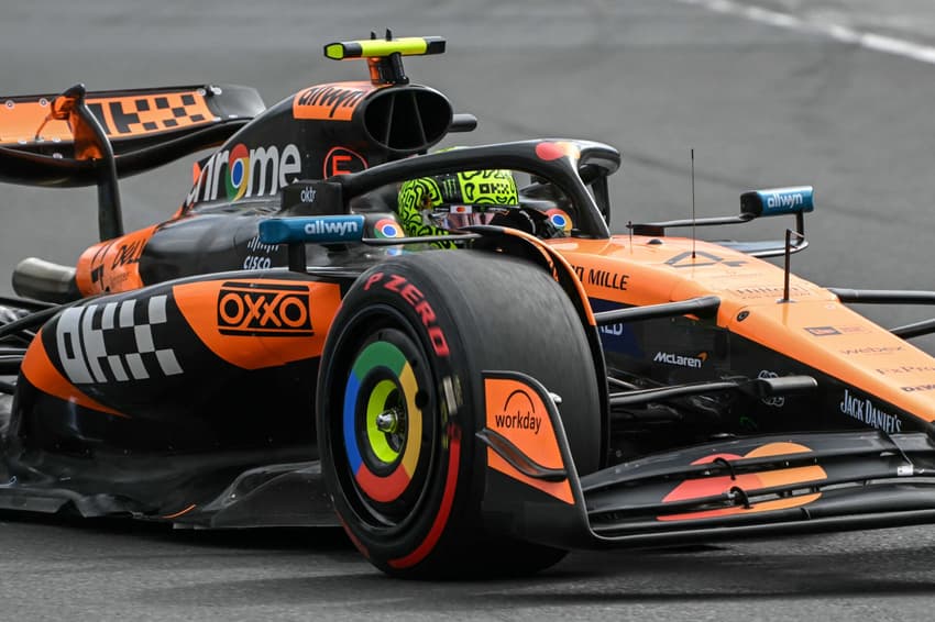 Lando Norris no treino classificatório GP da Austrália. (foto: Saeed KHAN / AFP)