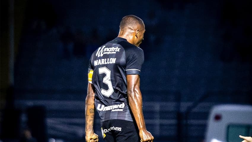 Marllon em partida do Ceará contra o RB Bragantino (Foto: Gabriel Silva/Ceará SC)