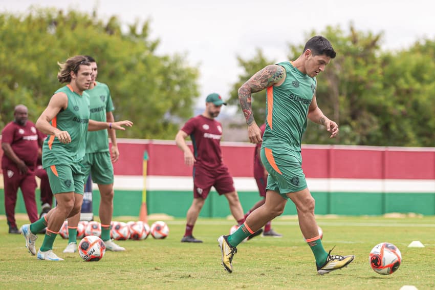 Treino do Fluminense.