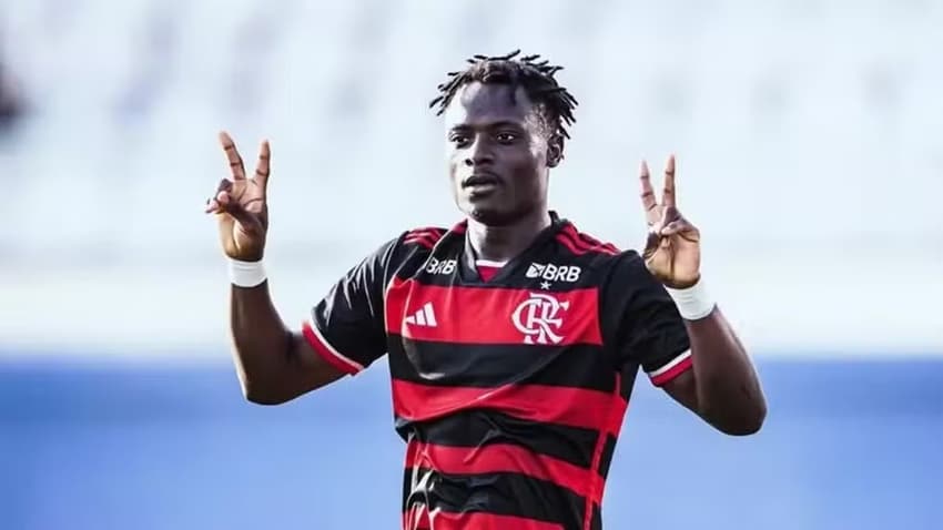 Conheça Shola Ogundana, promessa da base do Flamengo que foi essencial no título da Libertadores sub-20 (Foto: Divulagação/Flamengo)