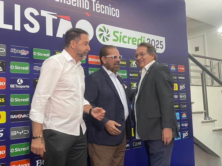 Augusto Melo, Paulo Buosi e Reinaldo Carneiro Bastos