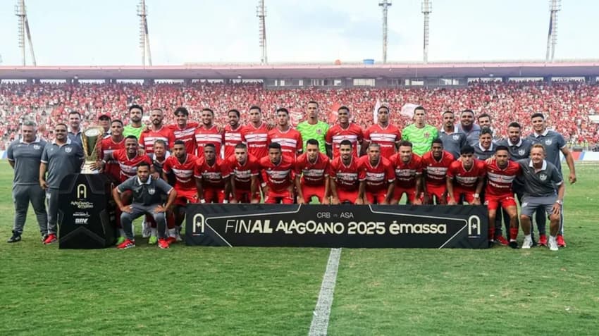 CRB é campeão alagoano. (Foto:Globo Esporte/CRB)