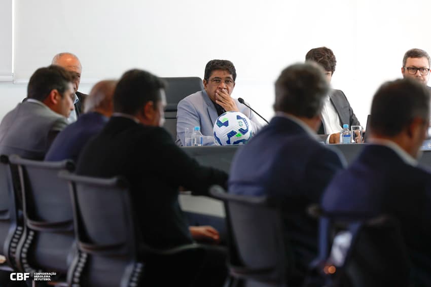 Presidente da CBF, Ednaldo Rodrigues comandou o Conselho Técnico do Brasileirão